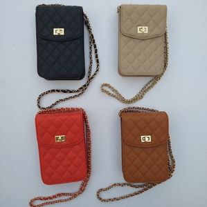 Beige Quilted Phone Crossbody. Some colors are sold out. Please inquire